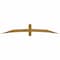 Ekena Millwork Bellingham Rough Sawn Timber Gable Bracket, Western Red Cedar, 84"W x 14"H x 4"D x 4"F, 4/12 Pitch GBW084X14X0404BEL00RWR - alternate 1